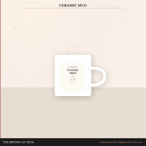 Currently Unavailable. Cuddling A Cat. Mug